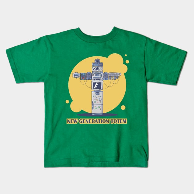 New Generation Totem Kids T-Shirt by DoubleM